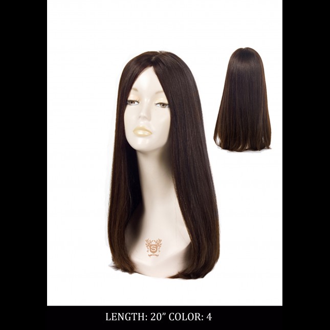 Runway 20 inches dark wig color 4