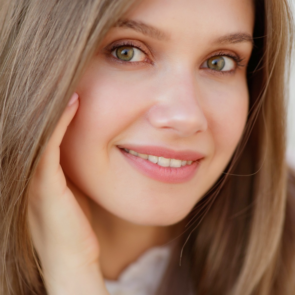 Beautiful woman. Portrait of a young beautiful woman.